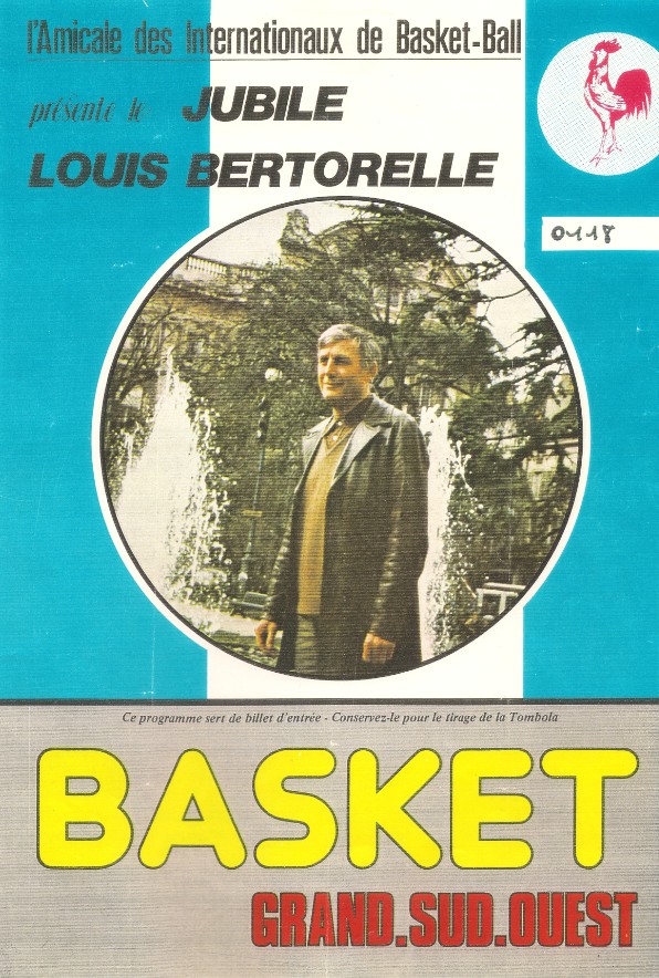 Le programme du jubilé de Louis Bertorelle - 1981